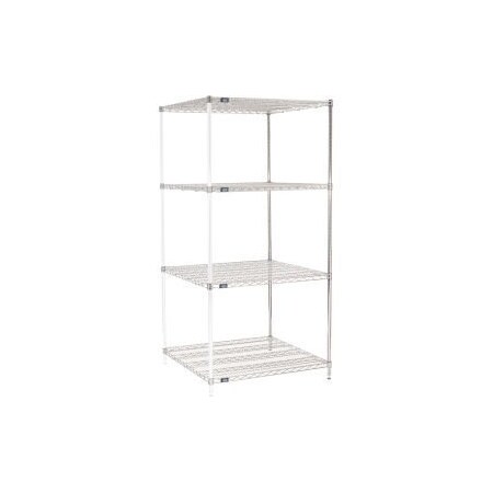 Global Equipment Nexel    Chrome Wire Shelving Add-On - 36"W x 36"D x 86"H A36368C
